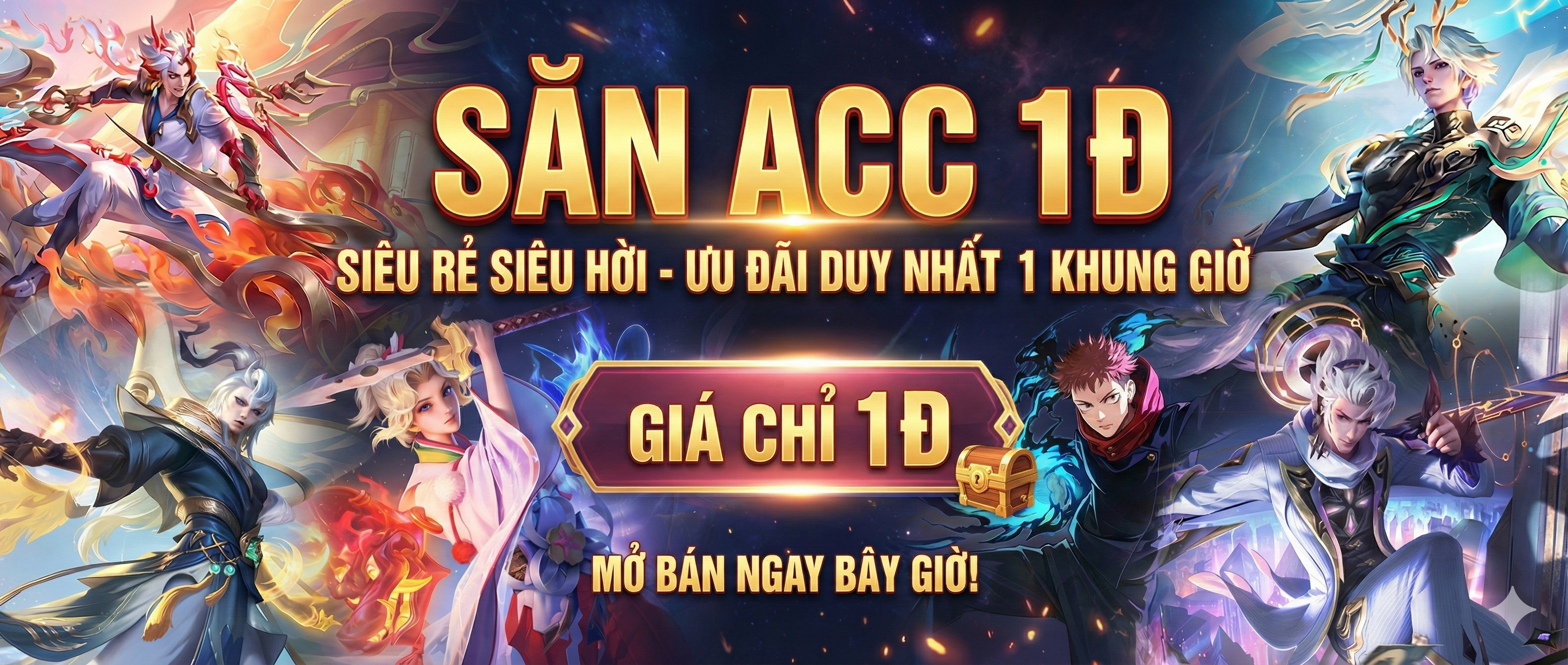 Săn Acc 1 đồng